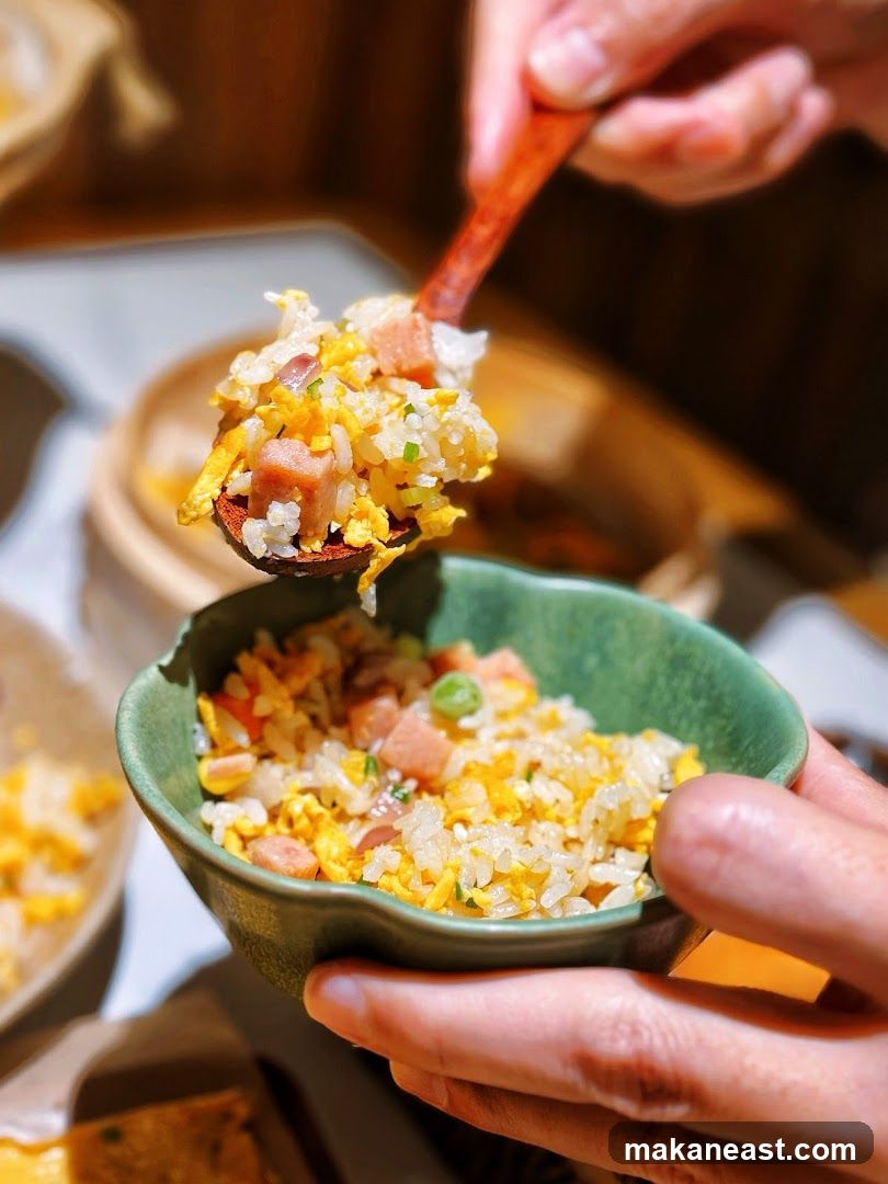 Fried Rice with Ham and Egg