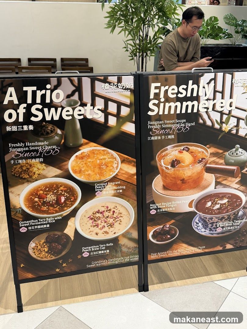 Dessert and Sweet Soup Advertisements