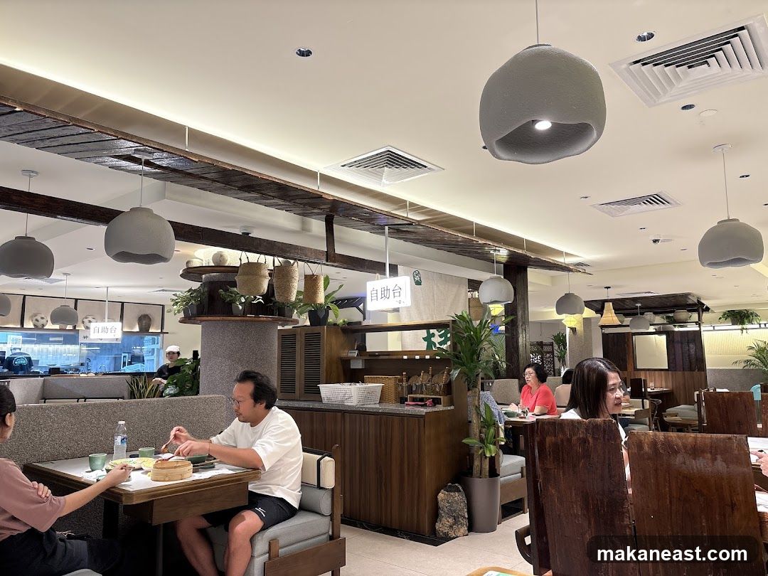 Restaurant Interior with Diners