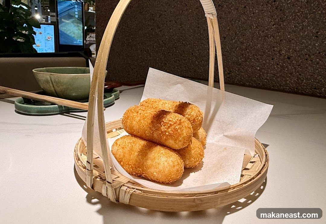 Fried Snacks in a Basket