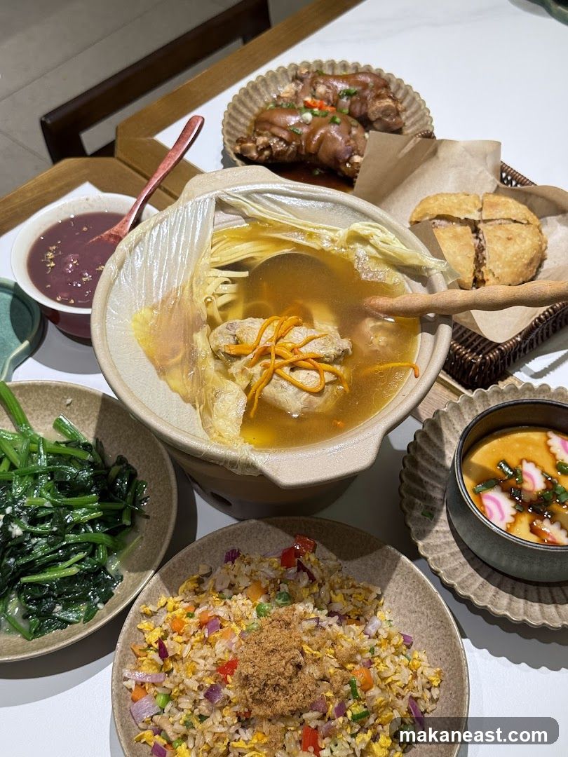 Assortment of Chinese Dishes