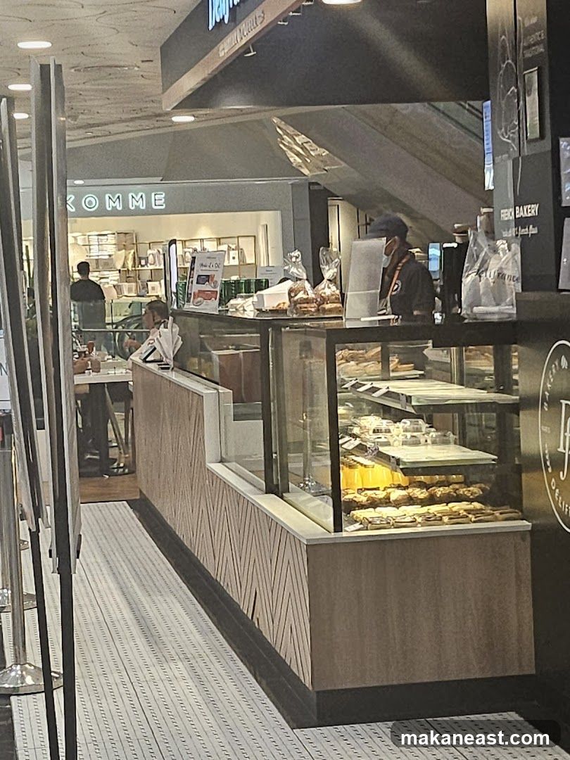 Bakery Counter with Pastries