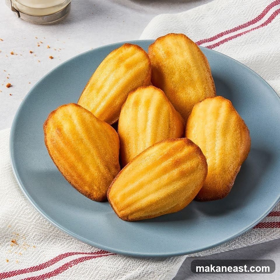 Madeleines on a Plate