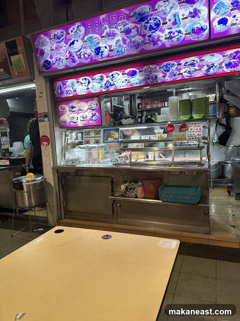 Dessert Stall Menu