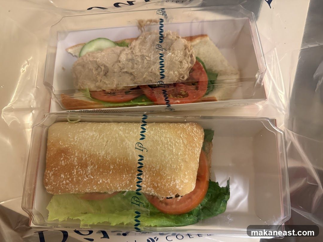 Two Sandwiches in Packaging