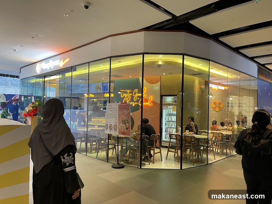 Restaurant Interior with Customers