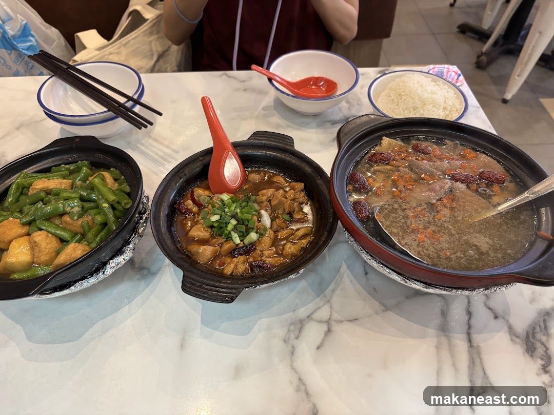 Claypot Dishes and Rice