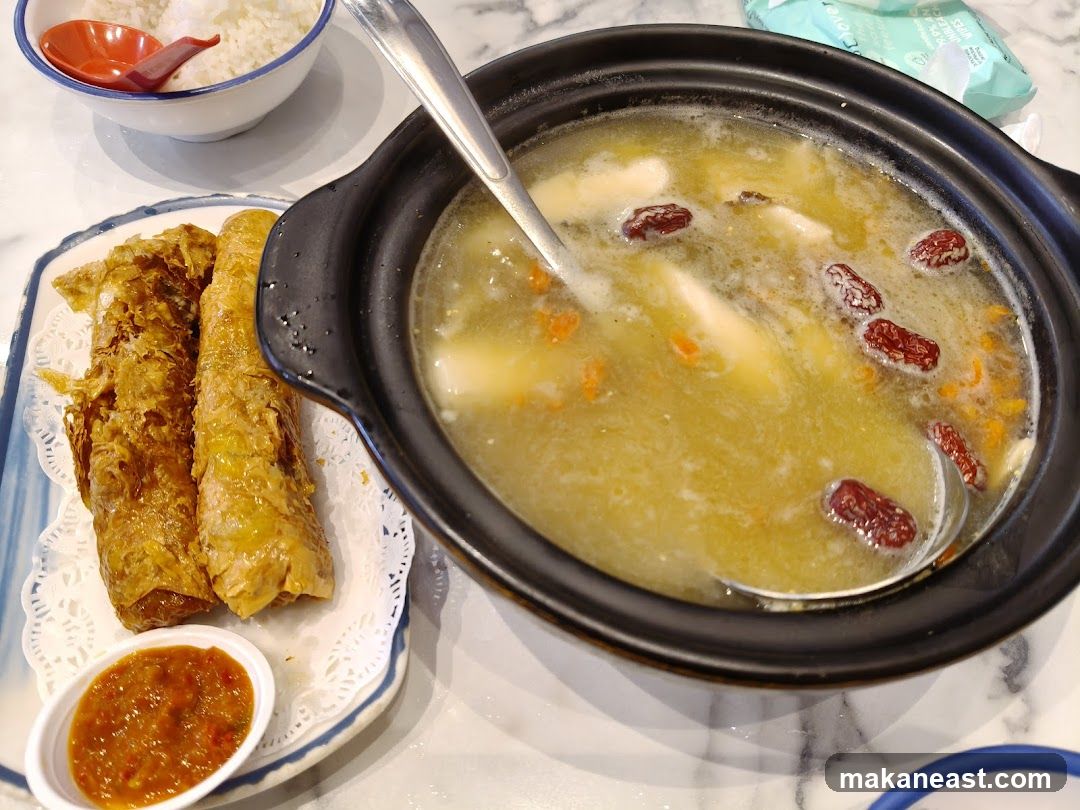 Soup and Fried Rolls