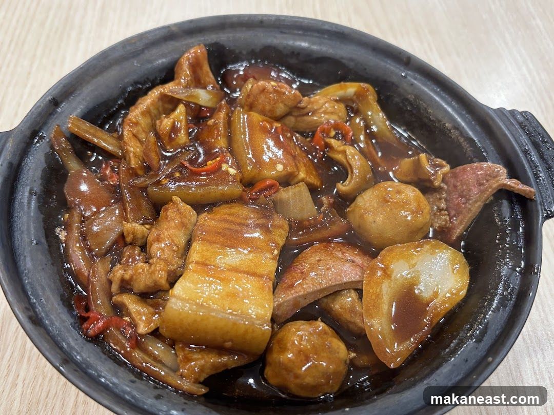 Braised Pork Belly and Offal