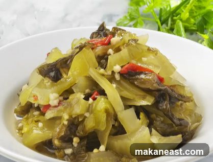 Pickled Mustard Greens