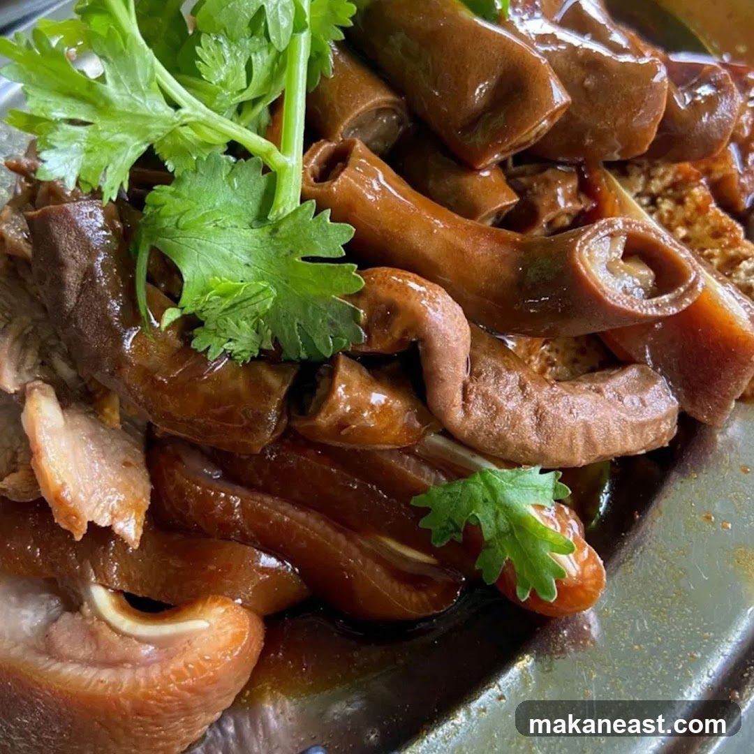 Braised Pork Intestines and Ears