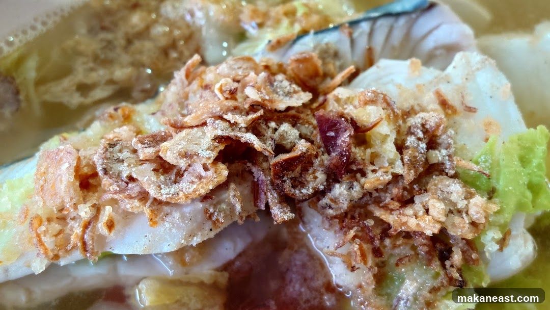 Fish Soup with Fried Shallots