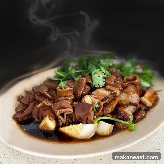 Braised Pork Intestines and Eggs