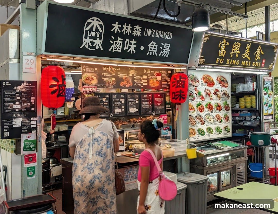 Food Stall with Menu Displays