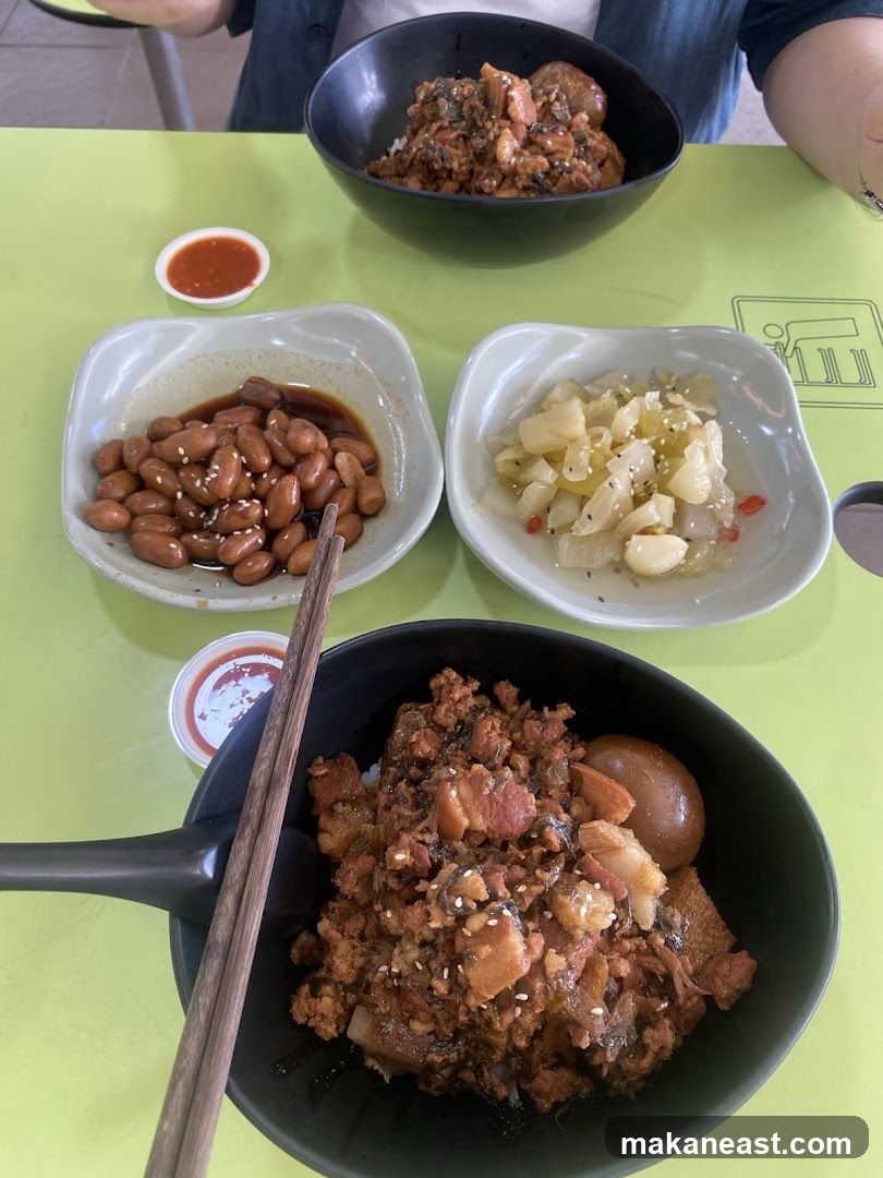 Braised Pork Rice with Sides