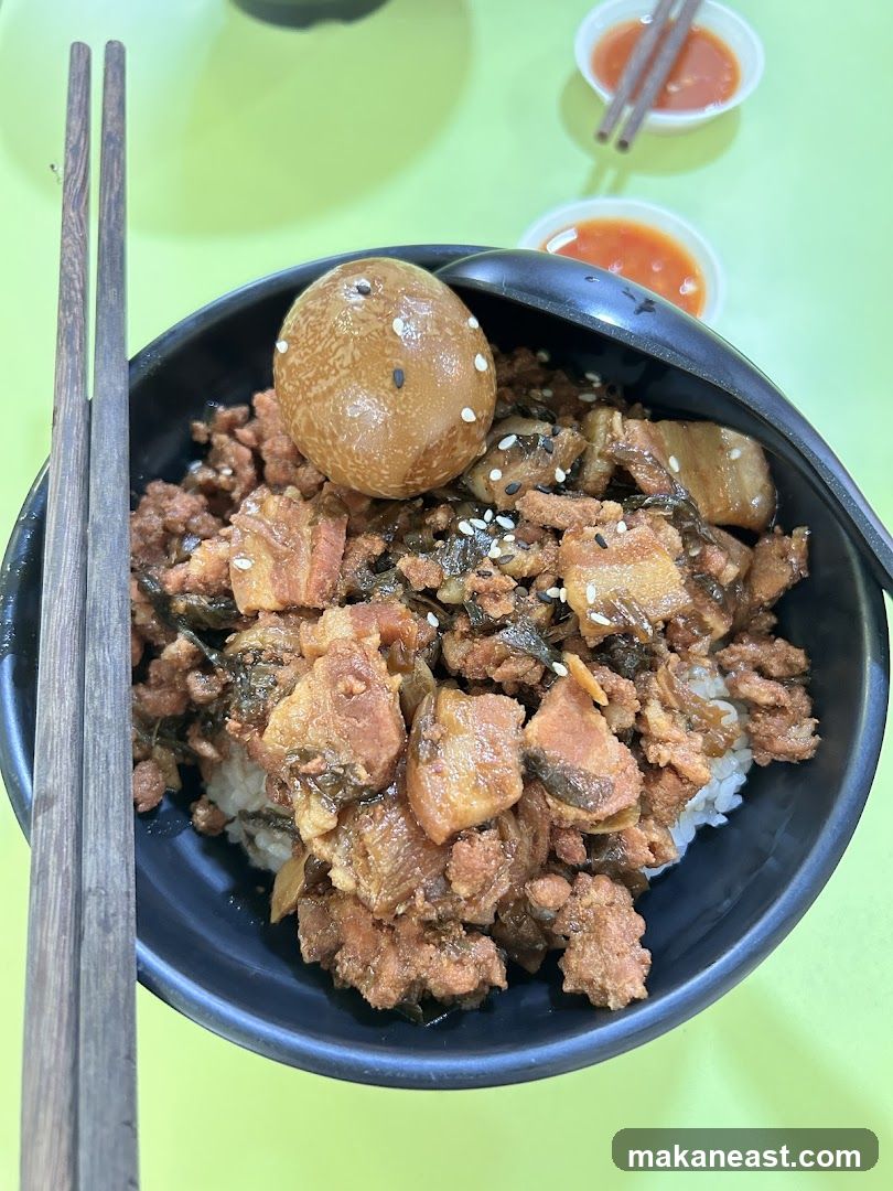 Braised Pork Rice with Egg