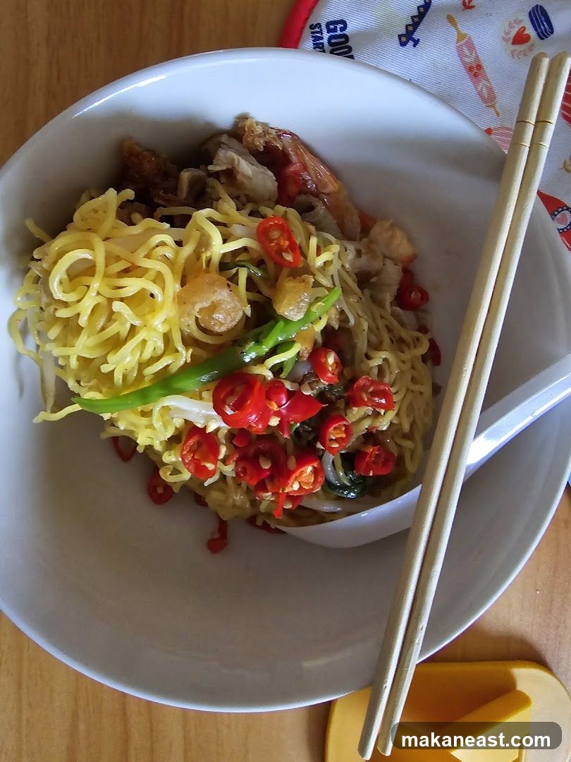 216 肉骨虾面 Pork Rib Prawn Noodle