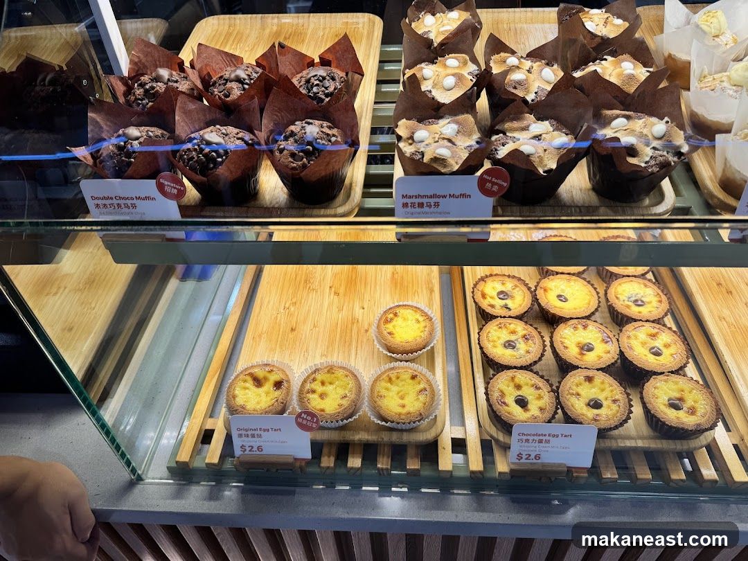 Muffins and Egg Tarts