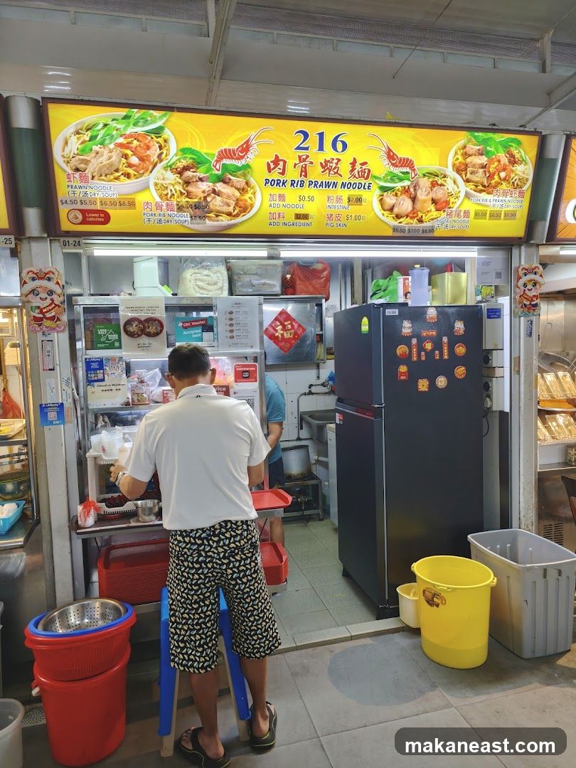 Food Stall with Menu