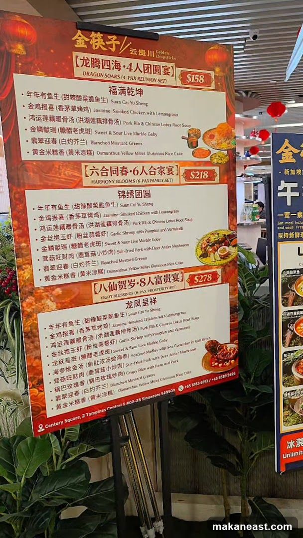 Golden Chopsticks Reunion Sets