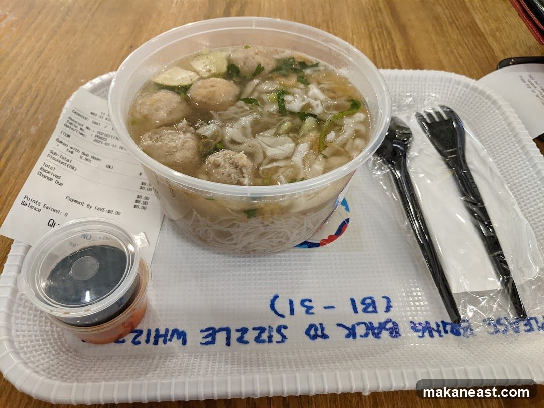 Bakso with Bee Hoon