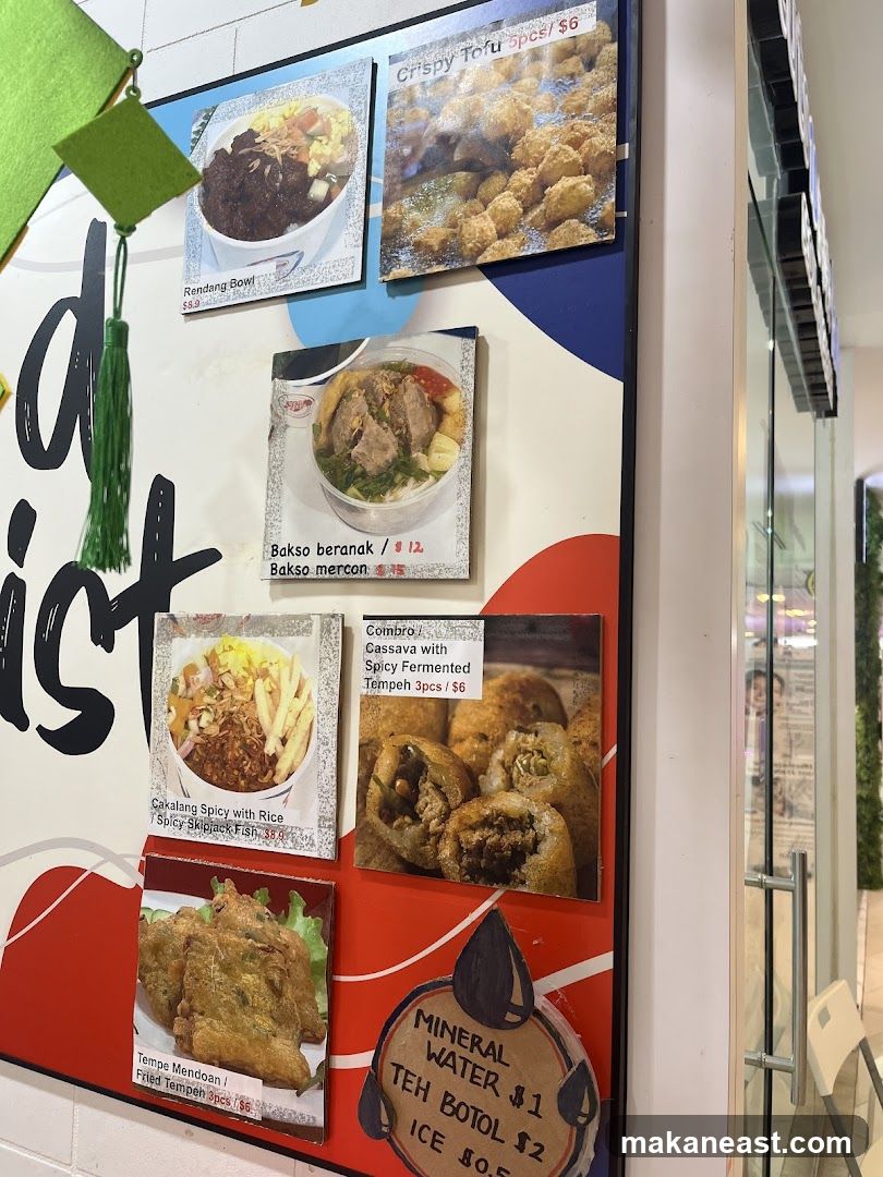 Food Menu Display