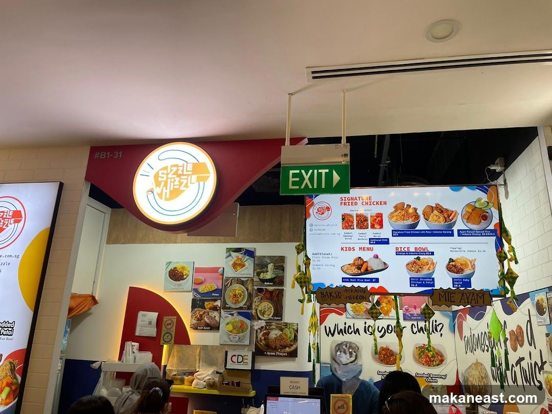 Sizzle Whizzle Menu