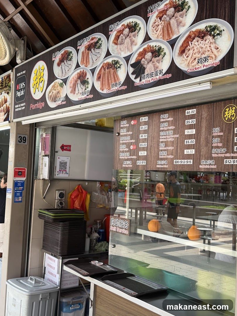 Food Stall Menu
