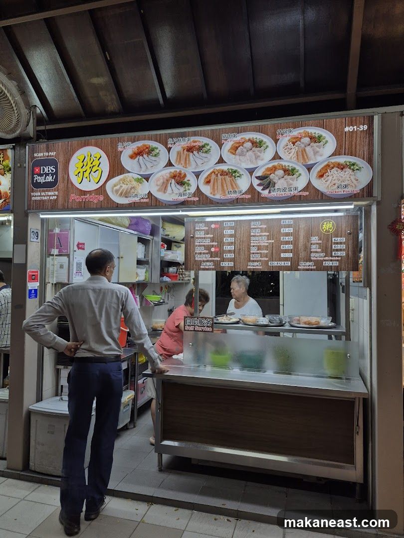 Porridge Stall Menu