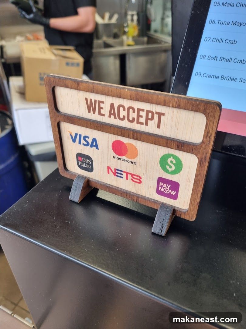 Payment Methods Sign