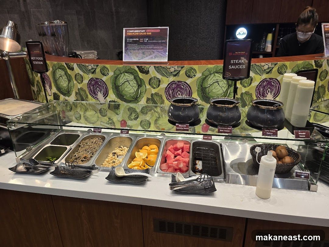Salad Bar with Sauces