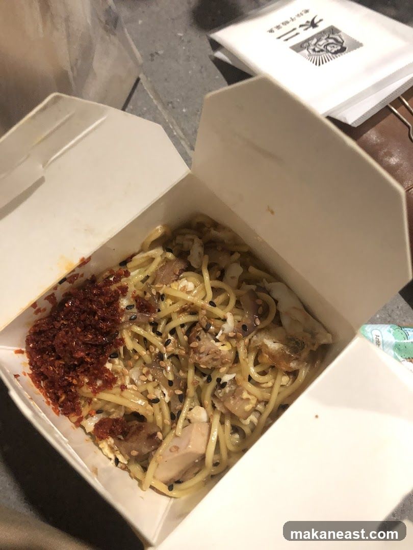 Noodles in a Takeout Box