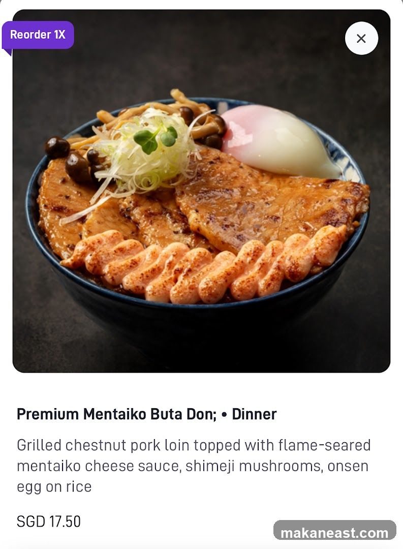 Premium Mentaiko Buta Don