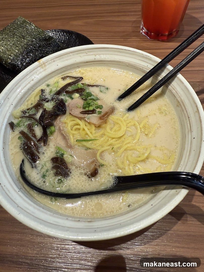 Ramen with Nori and Drink