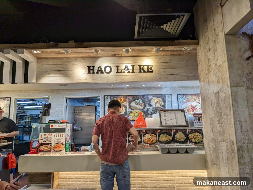 Restaurant Counter with Food Displays