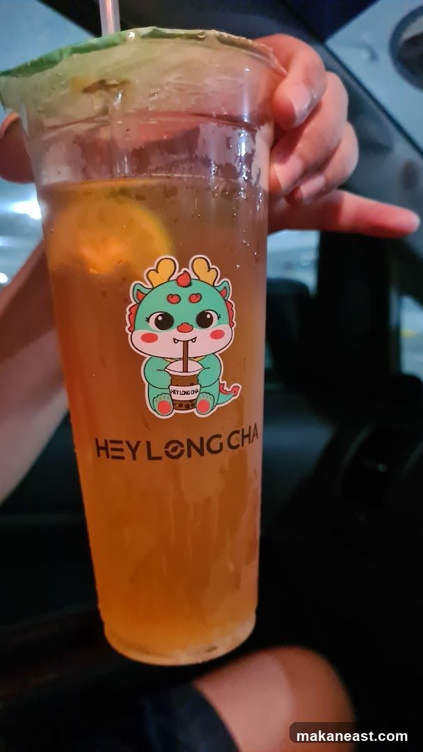 Beverage with Dragon Sticker