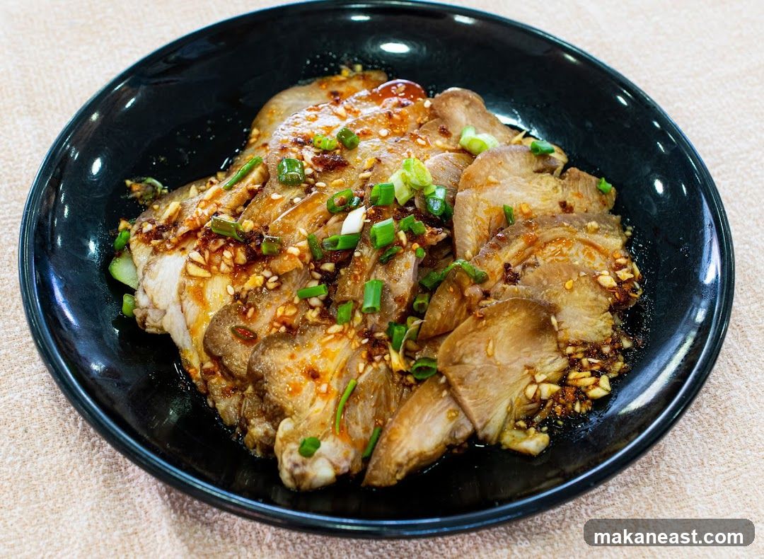 Sliced Pork with Garlic and Chili Sauce