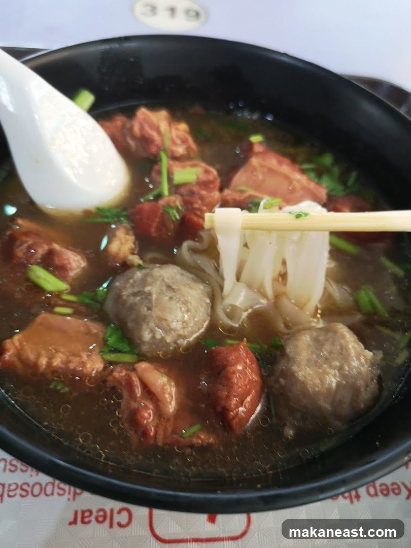 Beef noodle soup