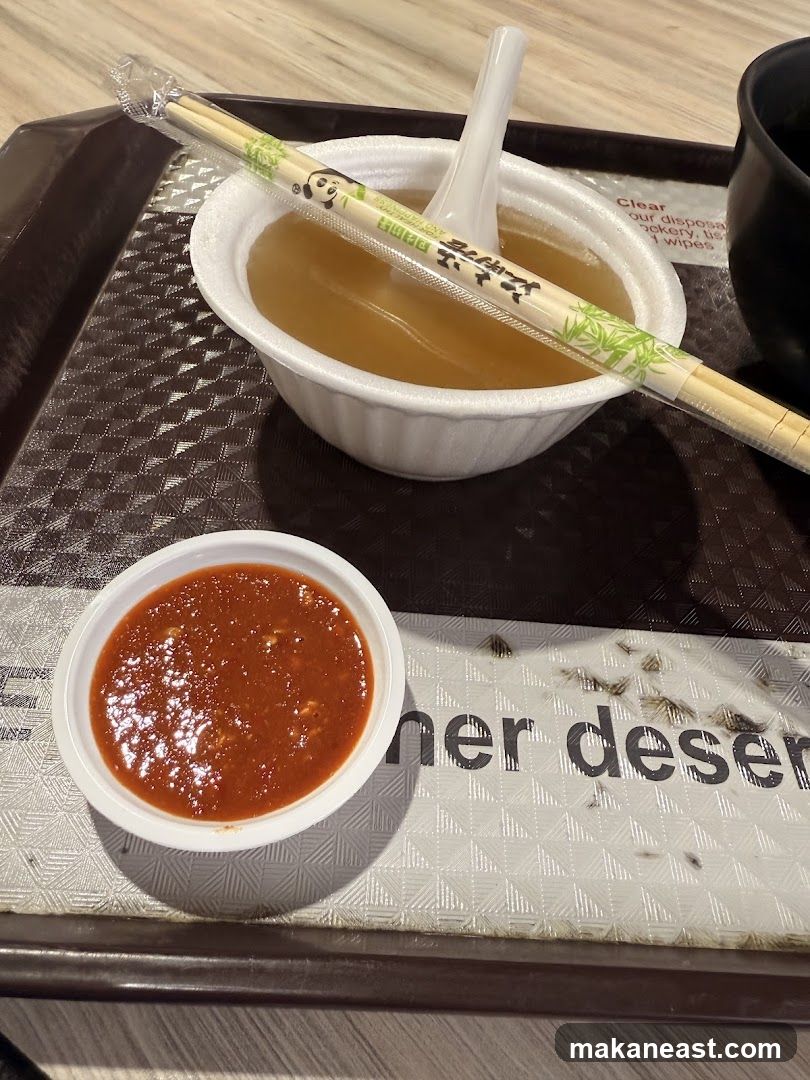 Soup and Dipping Sauce