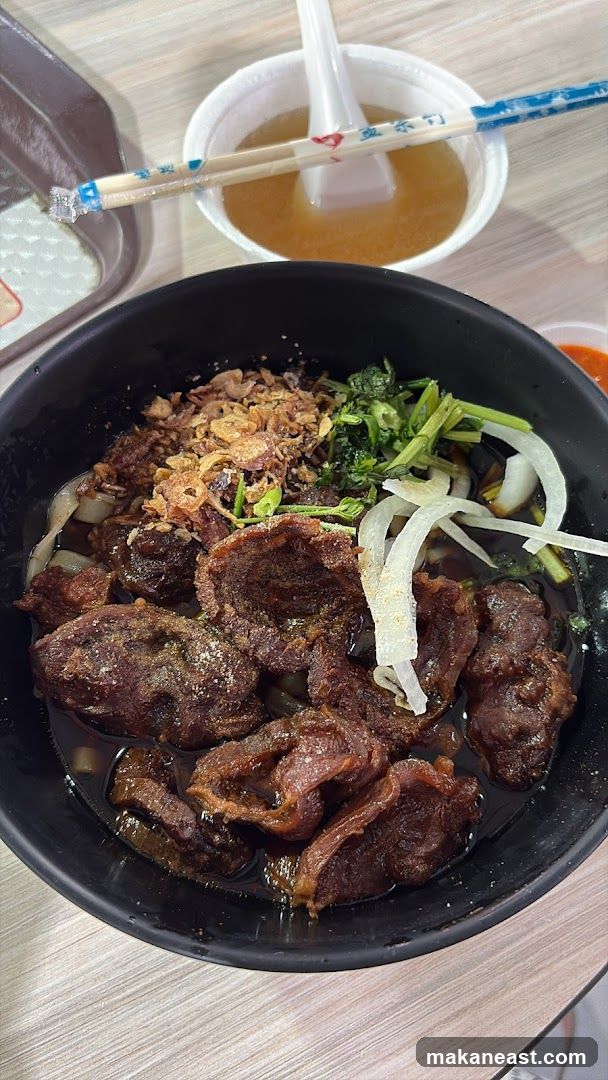 Beef noodle soup