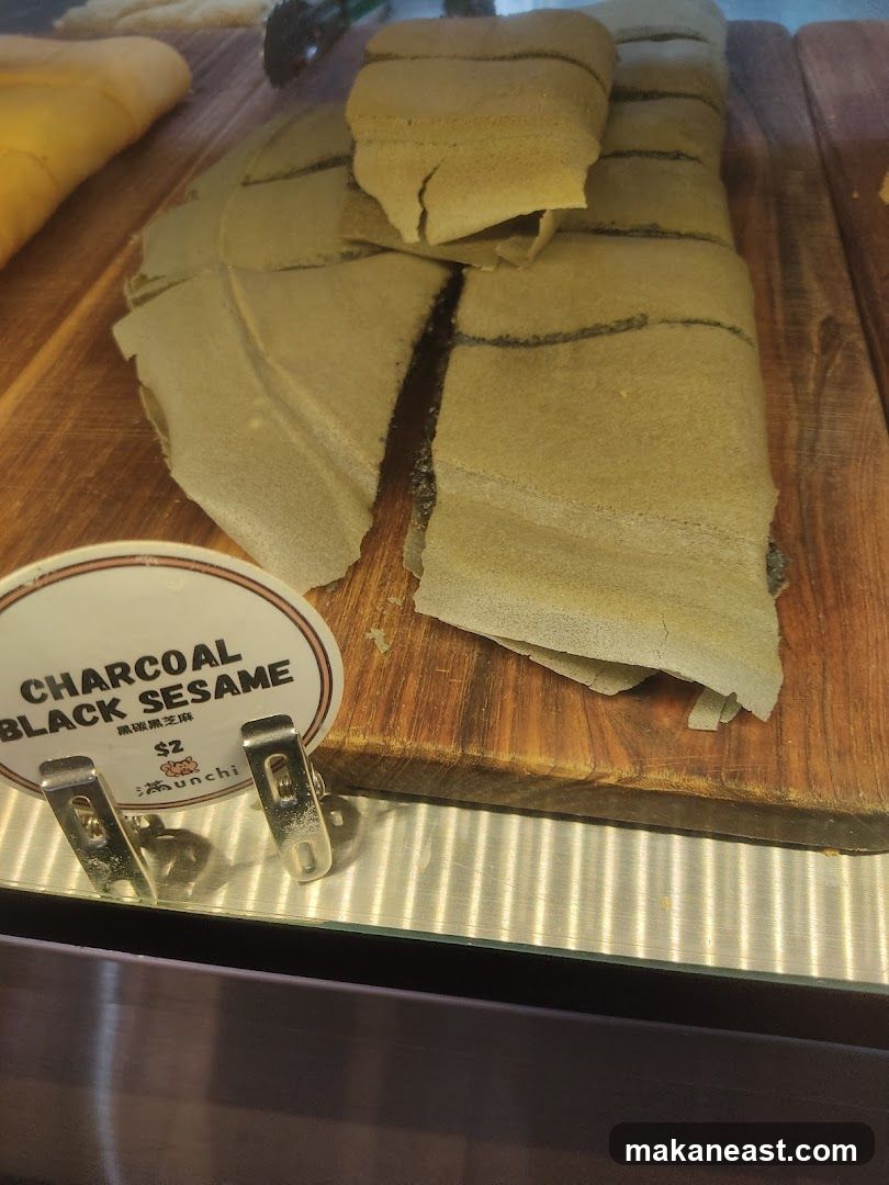 Charcoal Black Sesame Pastry