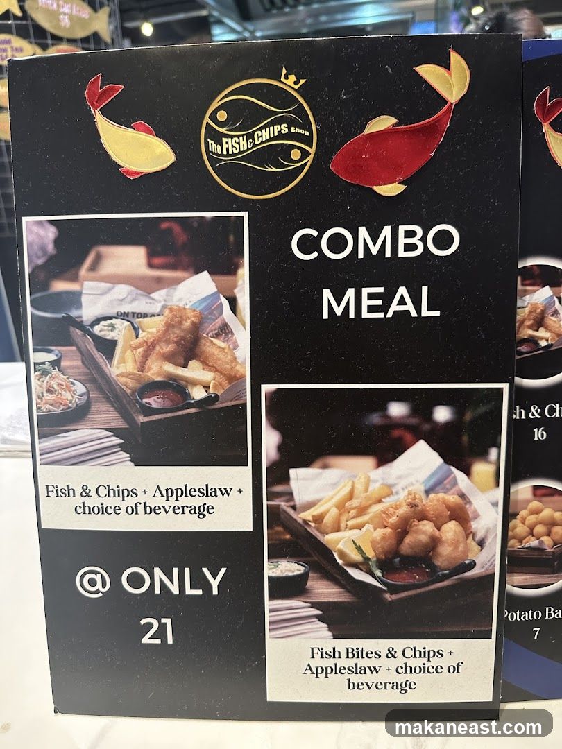 The Fish & Chips Shop Combo Meal
