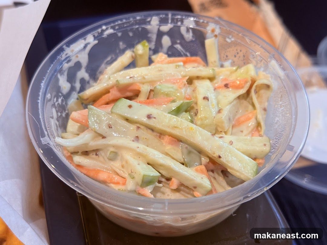 Coleslaw in a Plastic Container