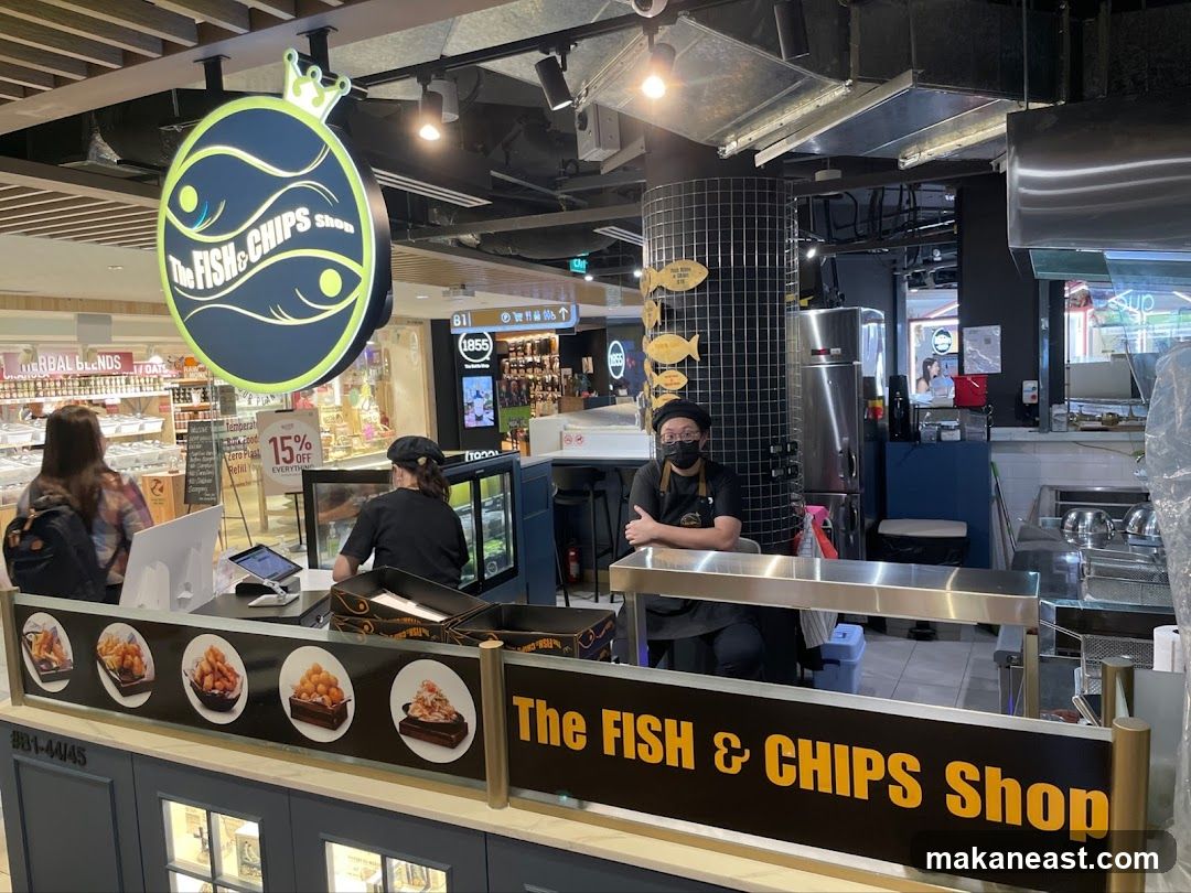 The Fish & Chips Shop Counter
