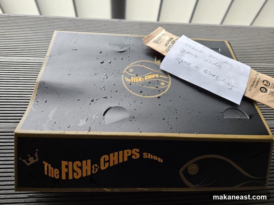 Fish and Chips Takeaway Box