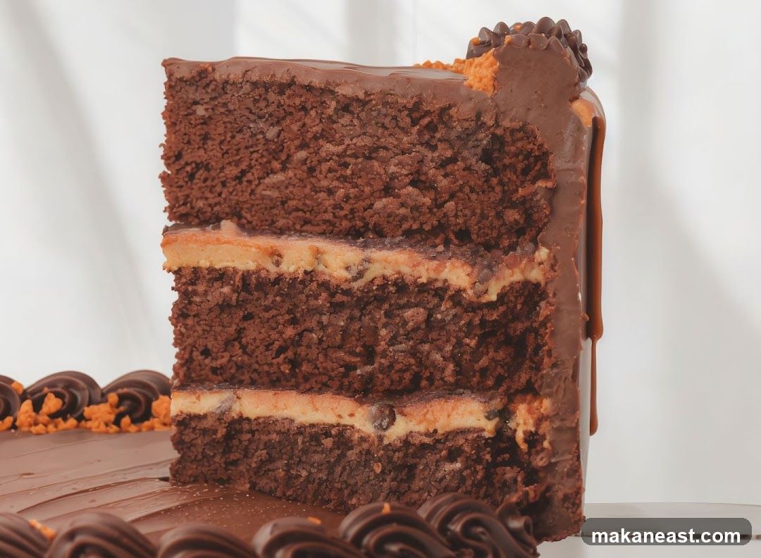 Chocolate Cake Slice