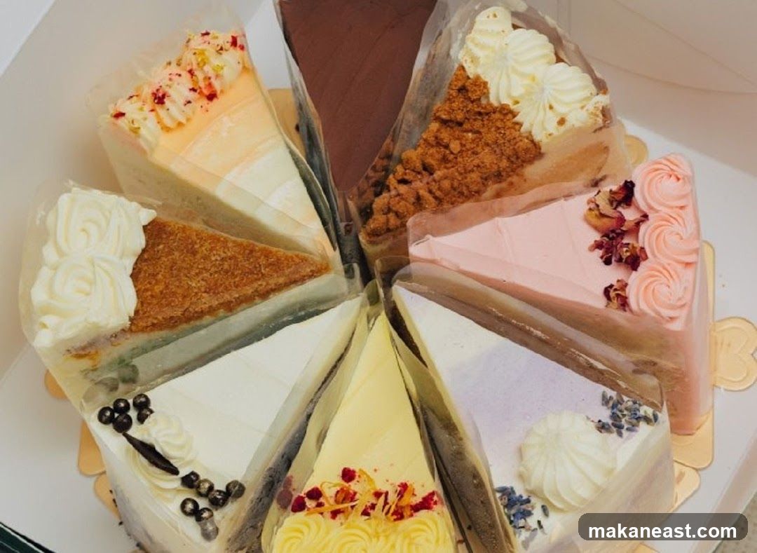 Assortment of Cake Slices