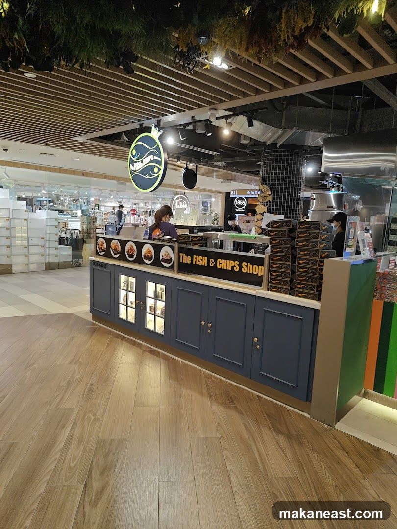 Fish and Chips Shop Counter