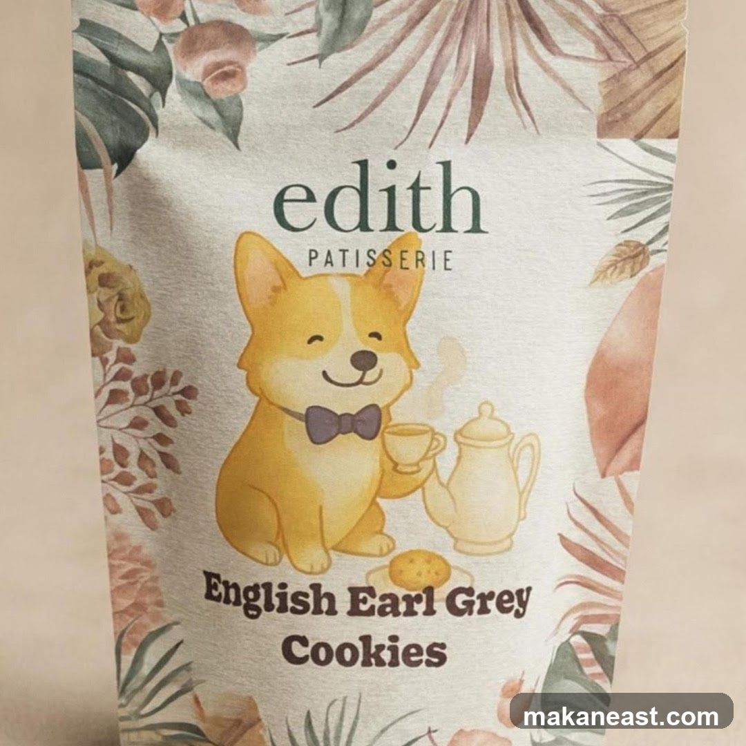 English Earl Grey Cookies Packaging