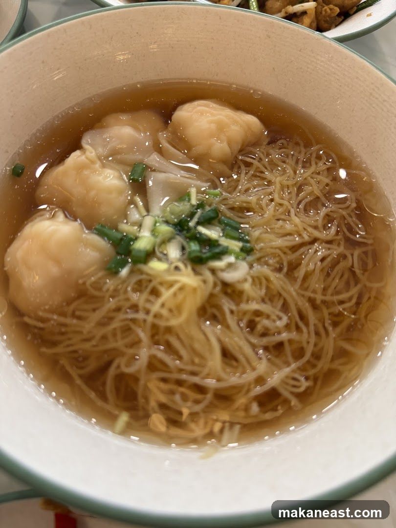 Wonton Noodle Soup